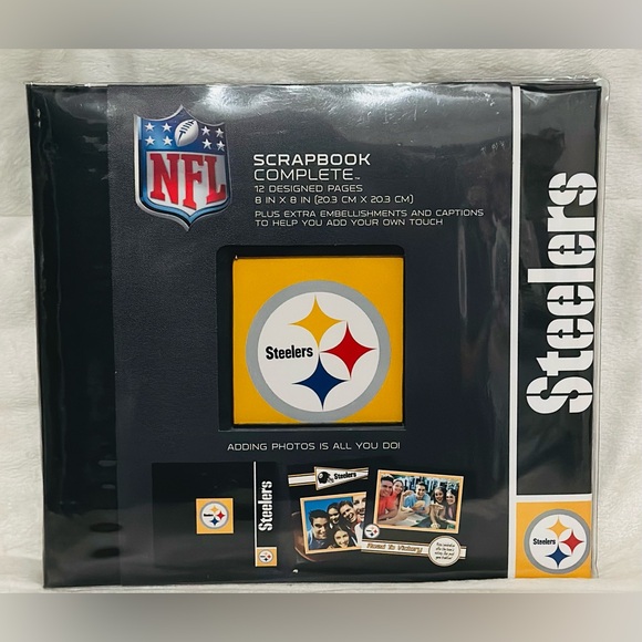 NFL Pittsburgh Steelers Scrapbook Complete~12 Designs, Embellishments & Captions - Picture 1 of 10